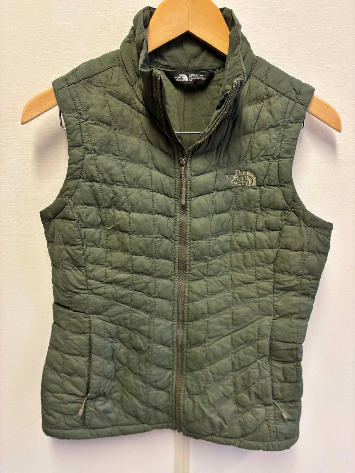 The North Face Thermoball Bodywarmer Groen Maat M, Kleding | Dames, Bodywarmers, Ophalen of Verzenden, The North Face, Maat 36 (S)