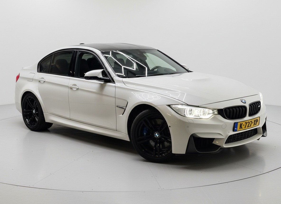BMW 3-serie M3 CARBON DAK SCHAAL 360 CAMERA ACC, Automaat, Wit, Leder, Bedrijf