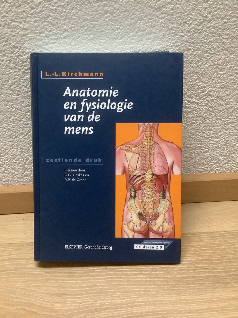Te koop aangeboden boek: Anatomie en fysiologie van de mens., Ophalen of Verzenden, Gelezen, Overige niveaus, Overige vakken