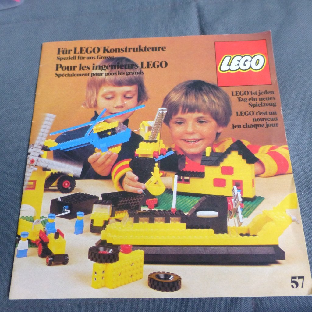 Lego folder uit 1977 in het Duits en Frans, Ophalen of Verzenden, Zo goed als nieuw, Overige typen, Lego
