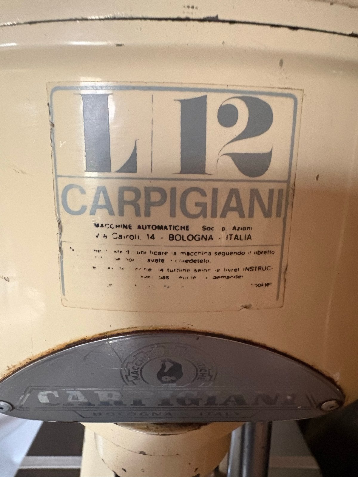 Vintage Carpigiani L12 ijsmachine, Ophalen, Gebruikt
