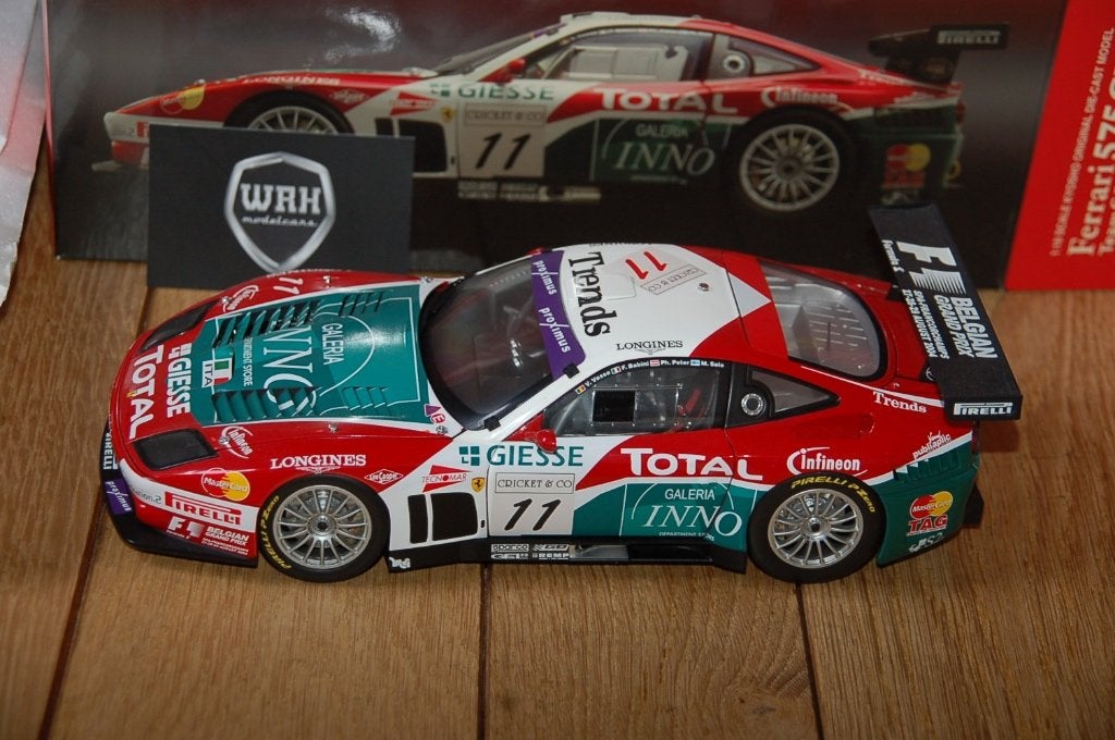 1:18 FERRARI 575 GTC GIESSE #11 Kyosho diecast WRH, Verzenden, Zo goed als nieuw, Auto, Kyosho