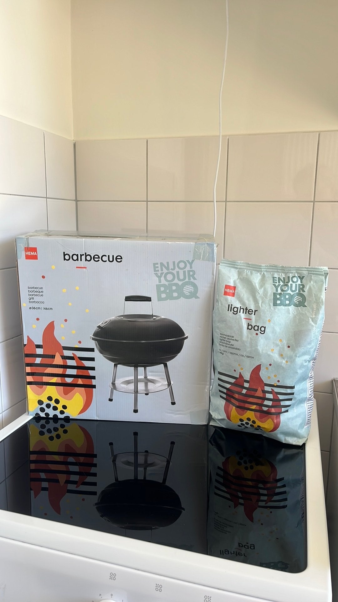Barbeque/bbq HEMA d: 36cm, h:46cm, Tuin en Terras, Ophalen of Verzenden, Nieuw, Hema