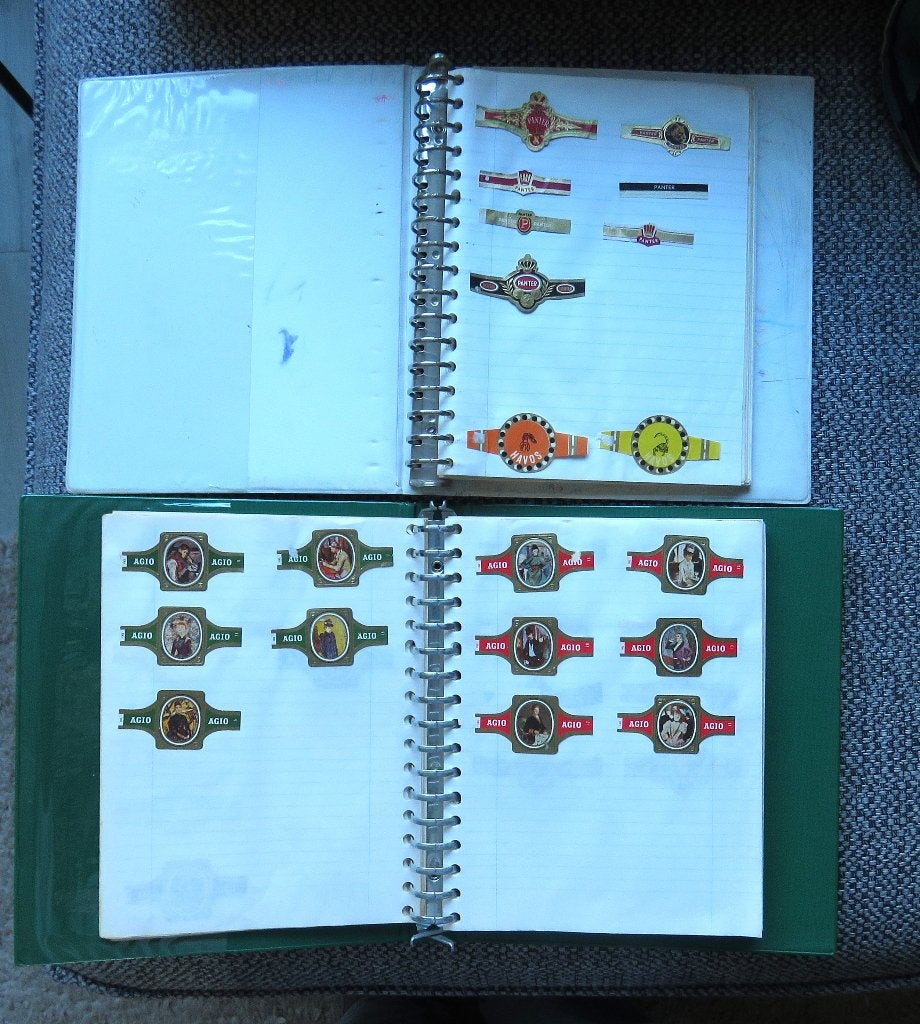 Sigarenbandjes Oud - 2 ringbanden, Ophalen, Gebruikt, Sigarenbandjes