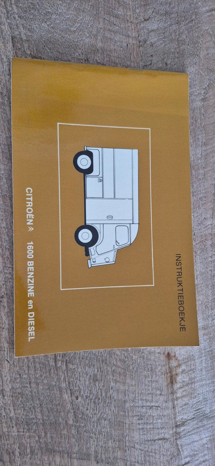 Instructieboekje Citroën HY 1600 Benzine en Diesel (1975), Ophalen of Verzenden
