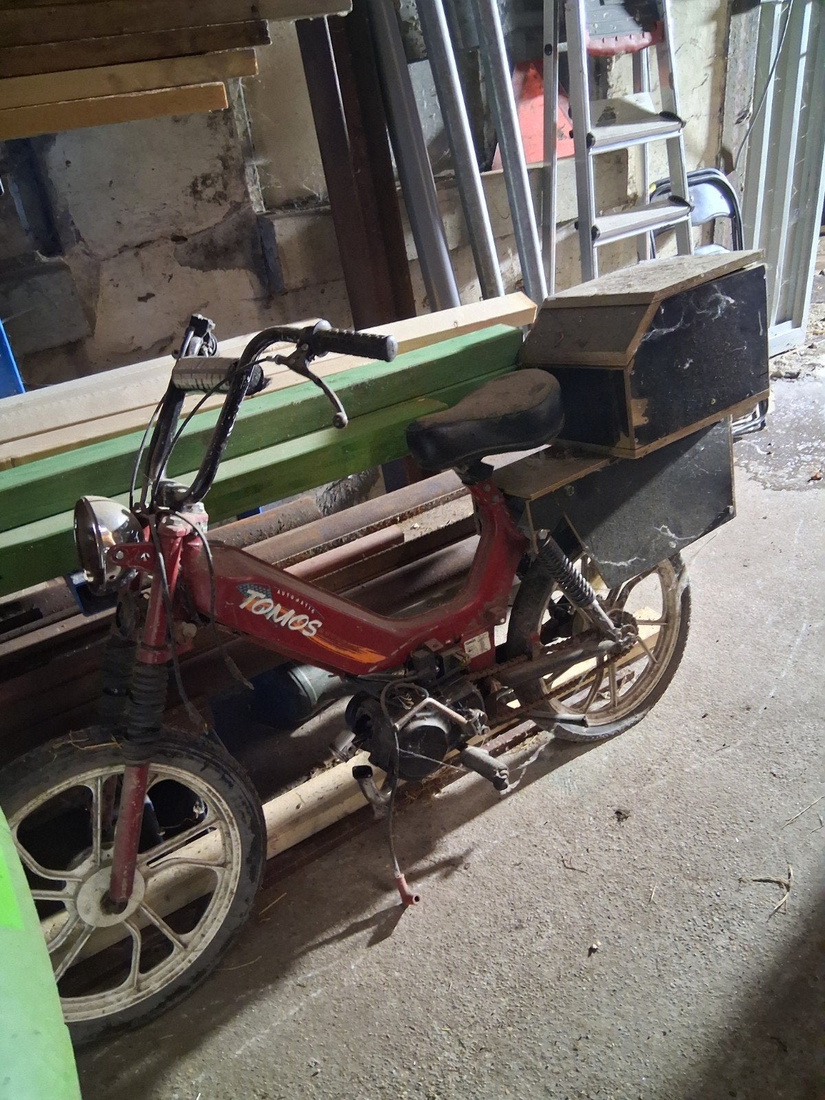 tomos opknapper met onderdelen, Ophalen, Standard