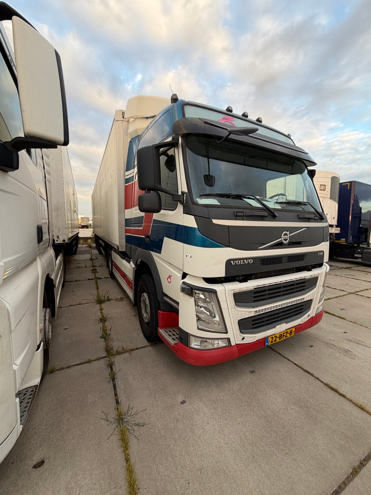 Goede wagenpark  DAF VOLVO MAN  vrachtwagen trekker trailer, Automaat, Euro 6, Wit, Bedrijf