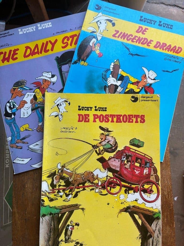 LOSSE VERKOOP ; Lucky Luke , div. delen , zie omschrijving, Meerdere stripboeken, Ophalen of Verzenden, Zo goed als nieuw, Morris & Goscinny