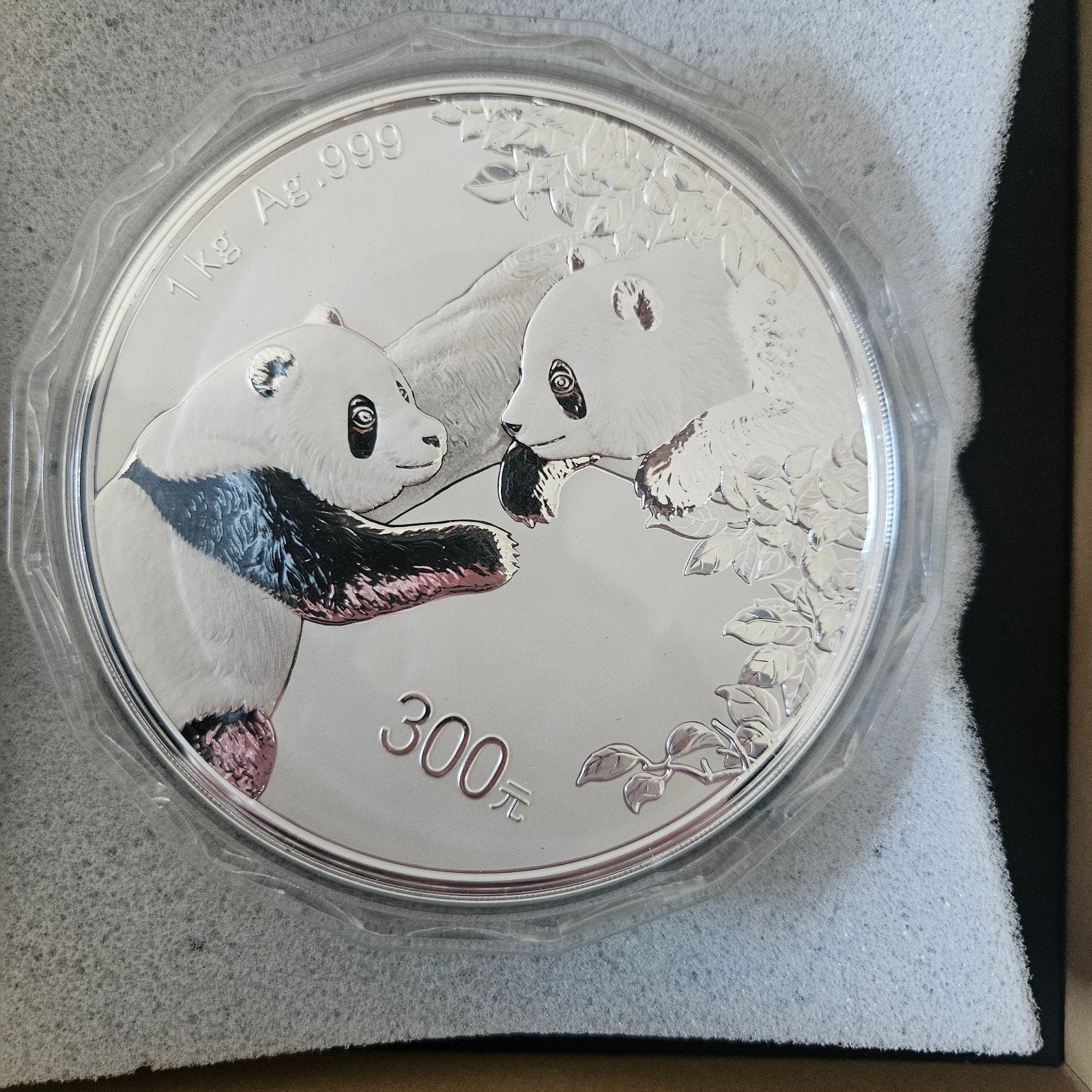 Zilveren kilomunt Panda 2023 1 kg, Postzegels en Munten, Ophalen of Verzenden, Zilver