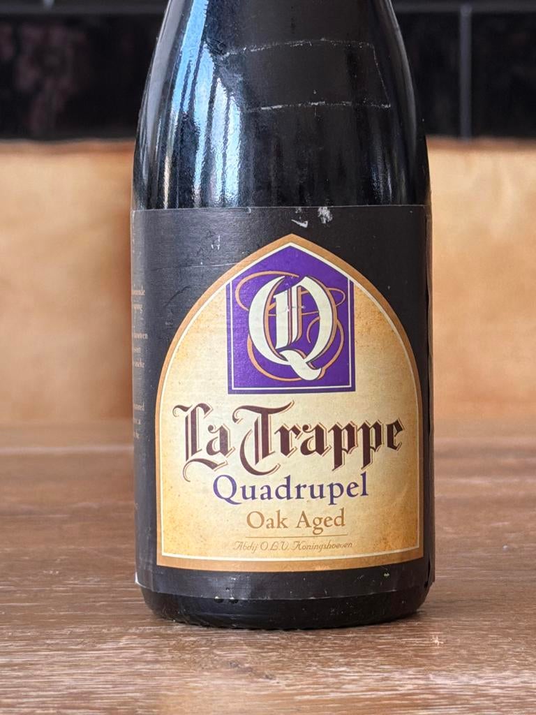 La Trappe Quadrupel Oak Aged Batch 18, Verzamelen, Ophalen of Verzenden, Nieuw, Flesje(s), La Trappe