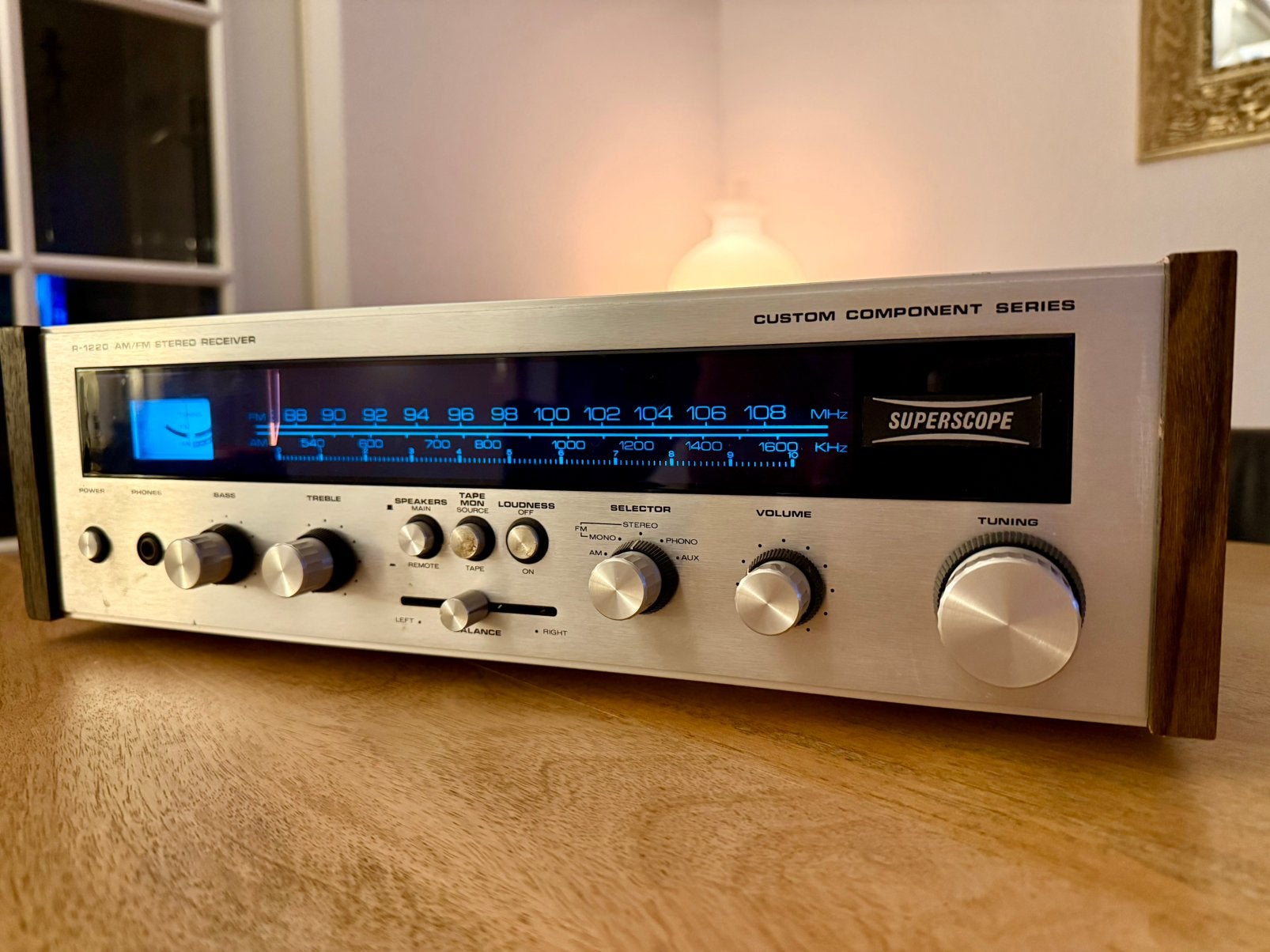 Superscope R-1220 Stereo Receiver (Marantz), Audio, Tv en Foto, Versterkers en Receivers, Marantz, Gebruikt, Ophalen of Verzenden