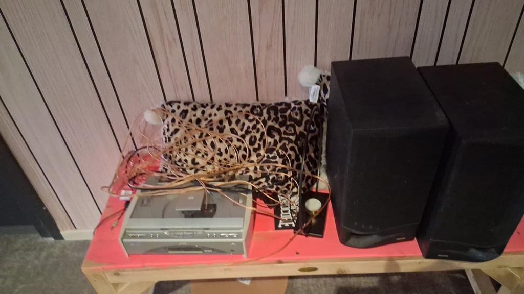 Philips boxen met JVC DVD speler, Ophalen, Philips, Gebruikt, Minder dan 60 watt
