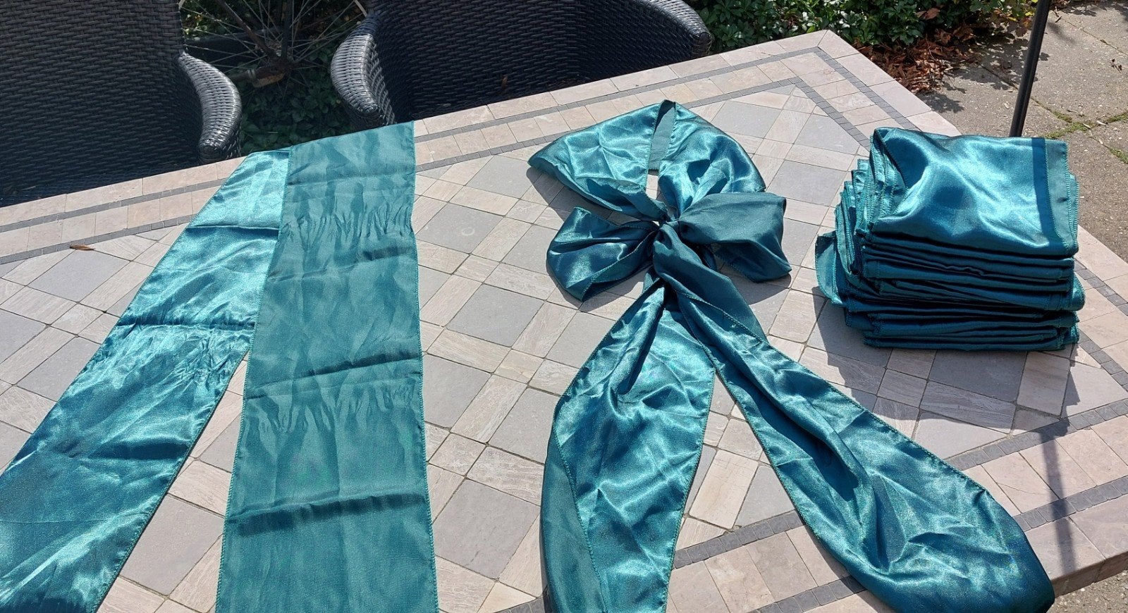 Decoratie voor bv stoelen Bruiloft  28 st., Ophalen of Verzenden, Versiering, Geboorte of Huwelijk