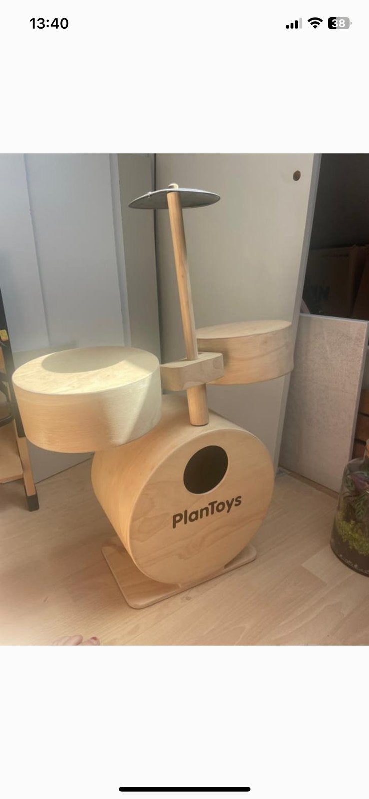 Plantoys drumstel kinderen, Ophalen, Zo goed als nieuw