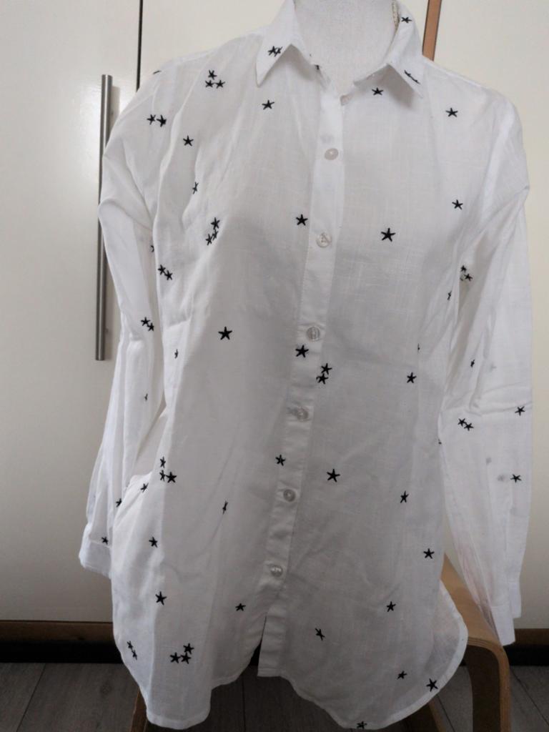 Katoenen blouse van Cotton Club maat M, Kleding | Dames, Blouses en Tunieken, Ophalen of Verzenden, Zo goed als nieuw, Maat 38/40 (M)