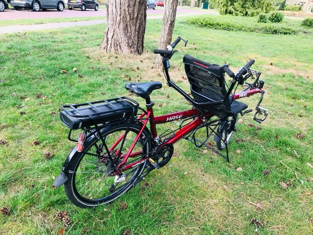 E-Hase Pino tandem met deelbare frame., Ophalen of Verzenden, Gebruikt, Minder dan 10 versnellingen, Opvouwbaar