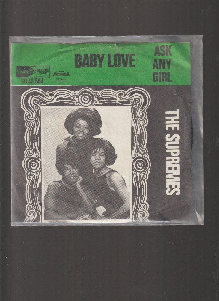 THE  SUPREMES  --  BABY  LOVE, 7 inch, Zo goed als nieuw, R&B en Soul, Fotohoes