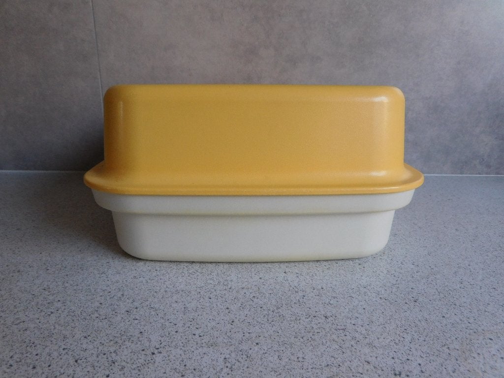 Tupperware Kornuit Brooddoos Creme Geel, Ophalen of Verzenden, Zo goed als nieuw, Geel, Overige typen