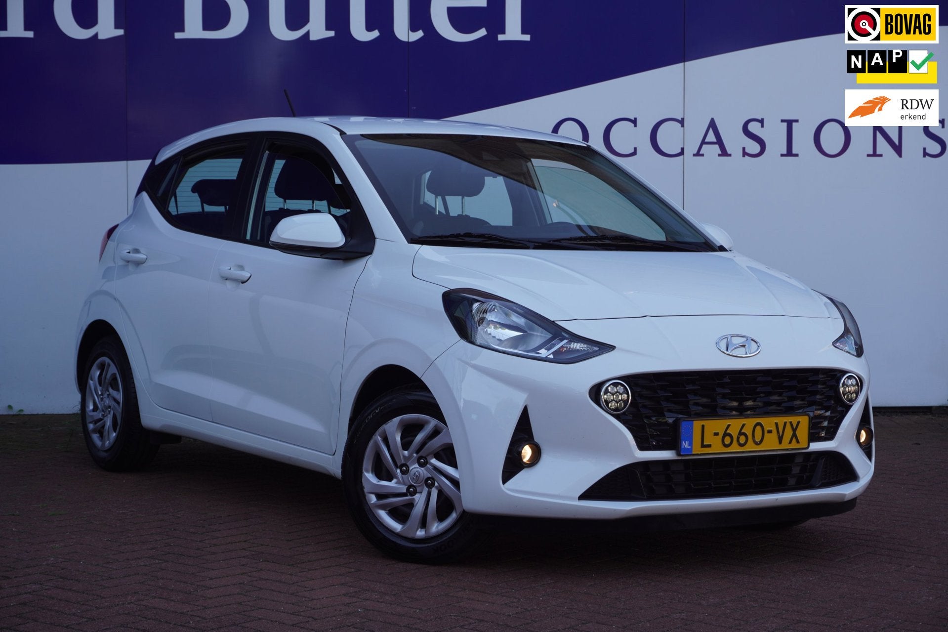 Hyundai I10 1.0 Comfort+Apple-Carplay+Cruise-control+aircoEl, Voorwielaandrijving, Dealer onderhouden, Stof, Gebruikt
