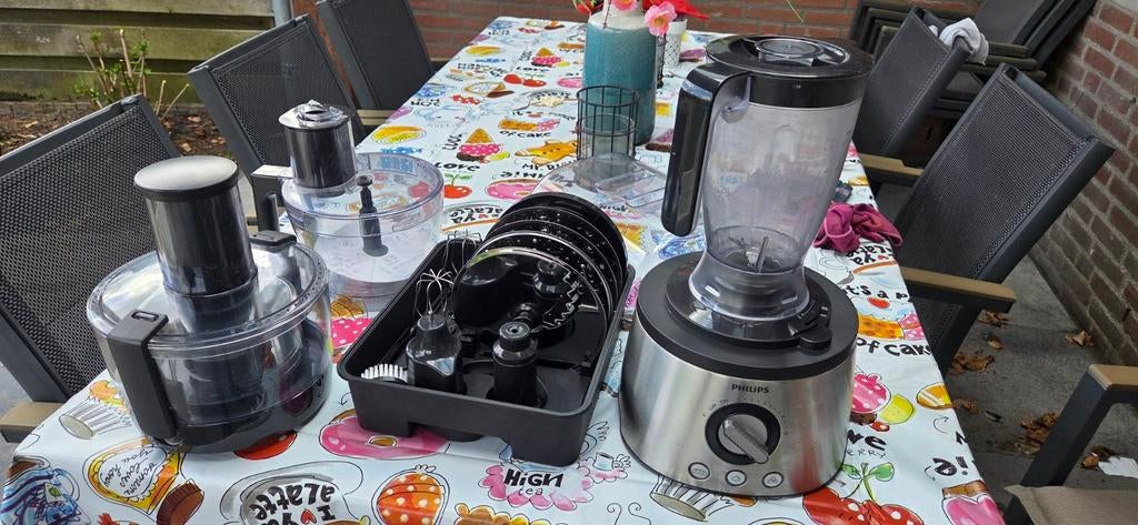 Philips HR7778 blender set, Ophalen of Verzenden, Zo goed als nieuw, Blender