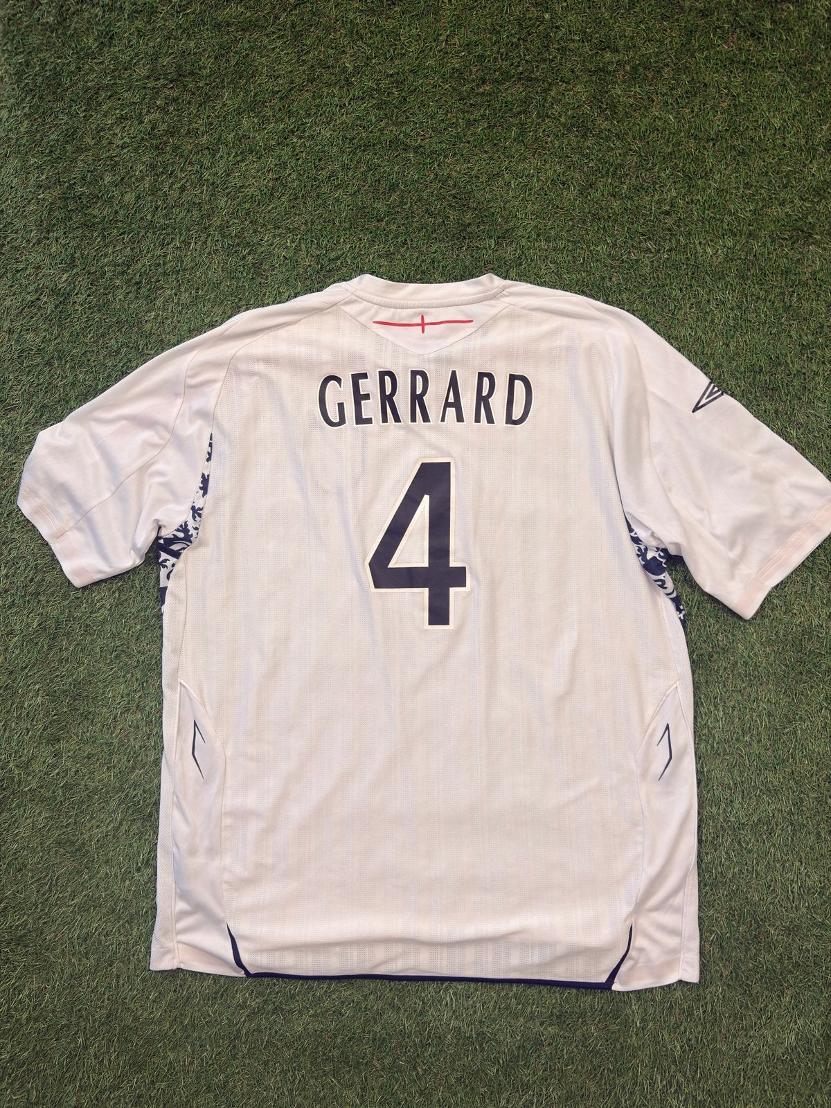 Engeland thuisshirt Gerrard 4 - Umbro, Groter dan maat XL, Ophalen of Verzenden, Gebruikt, Shirt