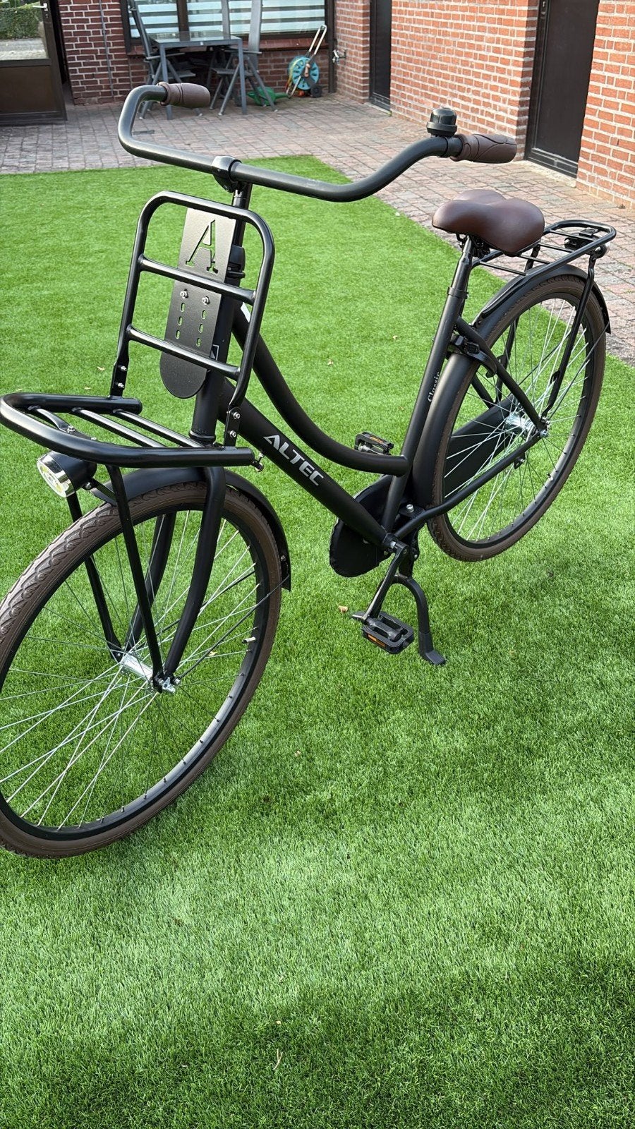 Mooie Splinternieuwe Damesfiets Zwart met Rekje, Ophalen, Nieuw, Overige merken