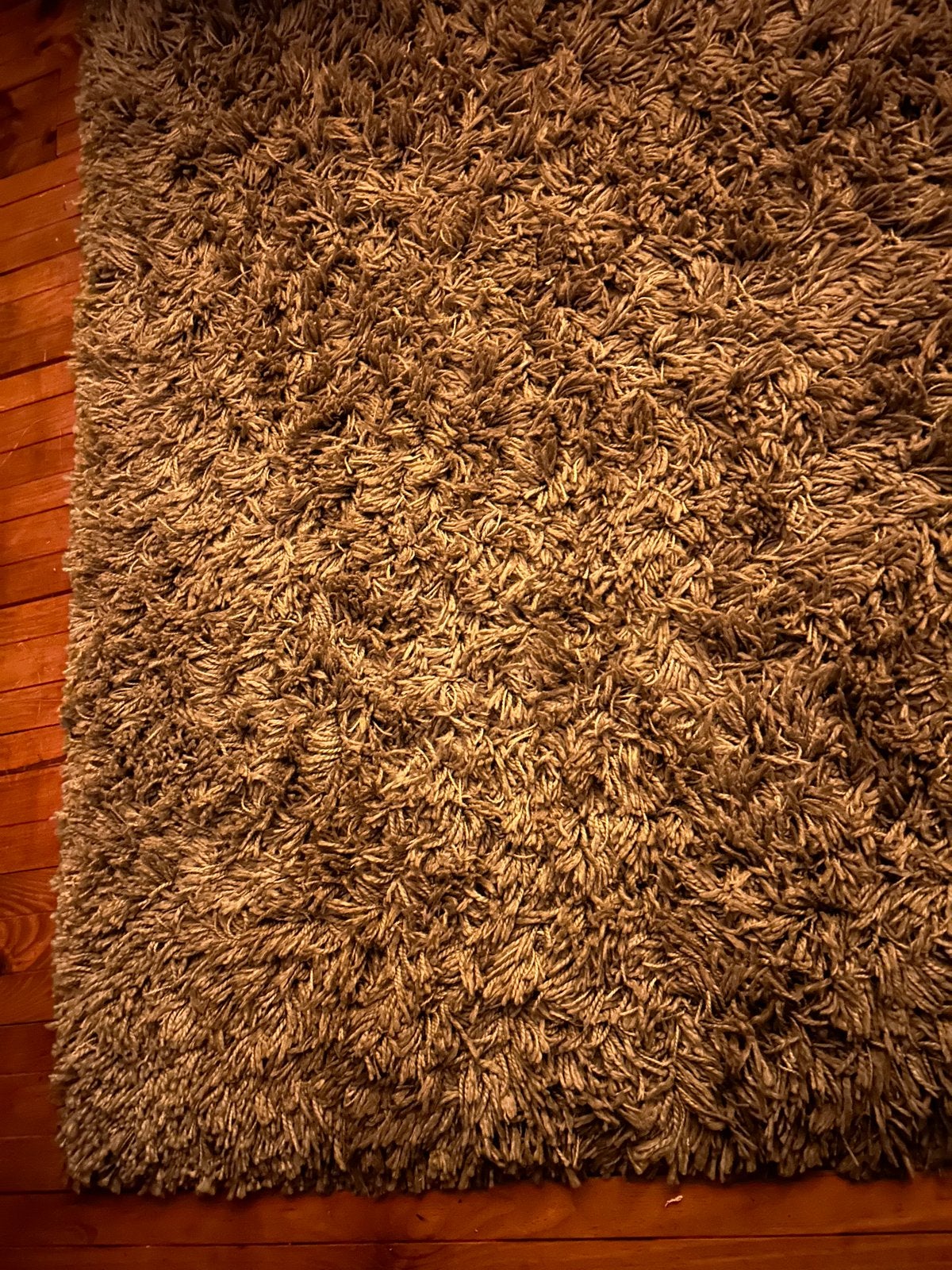 IKEA GÅSER Vloerkleed - Hoogpolig en Comfortabel, Bruin, 150 tot 200 cm, 200 cm of meer, Ophalen of Verzenden