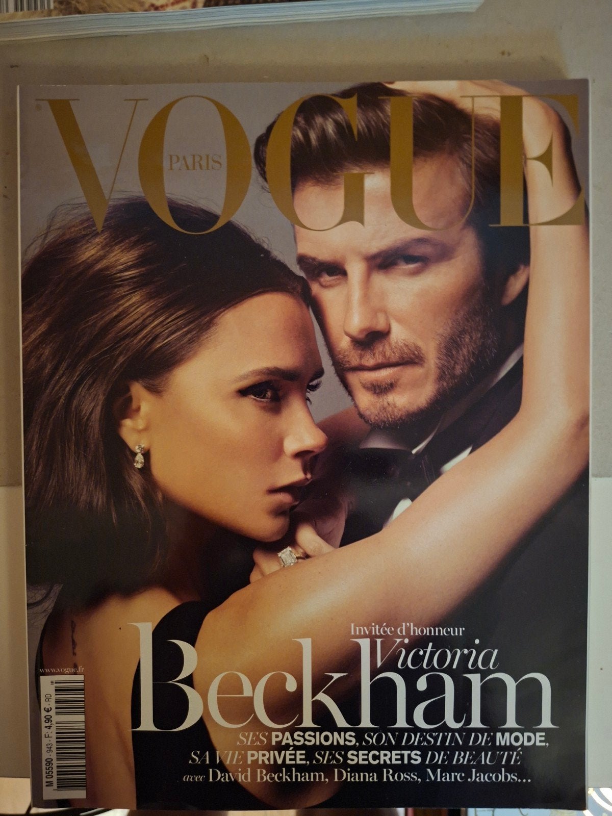 vogue paris 2014 december issue victoria beckham, Boeken, Verzenden, Zo goed als nieuw, Glossy