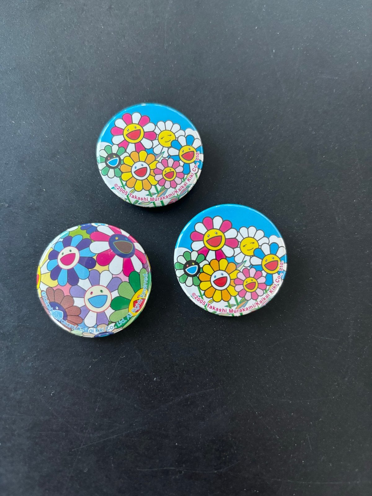 Setje Takashi Murakami Flower Buttons, Ophalen of Verzenden, Nieuw, Figuurtje, Button
