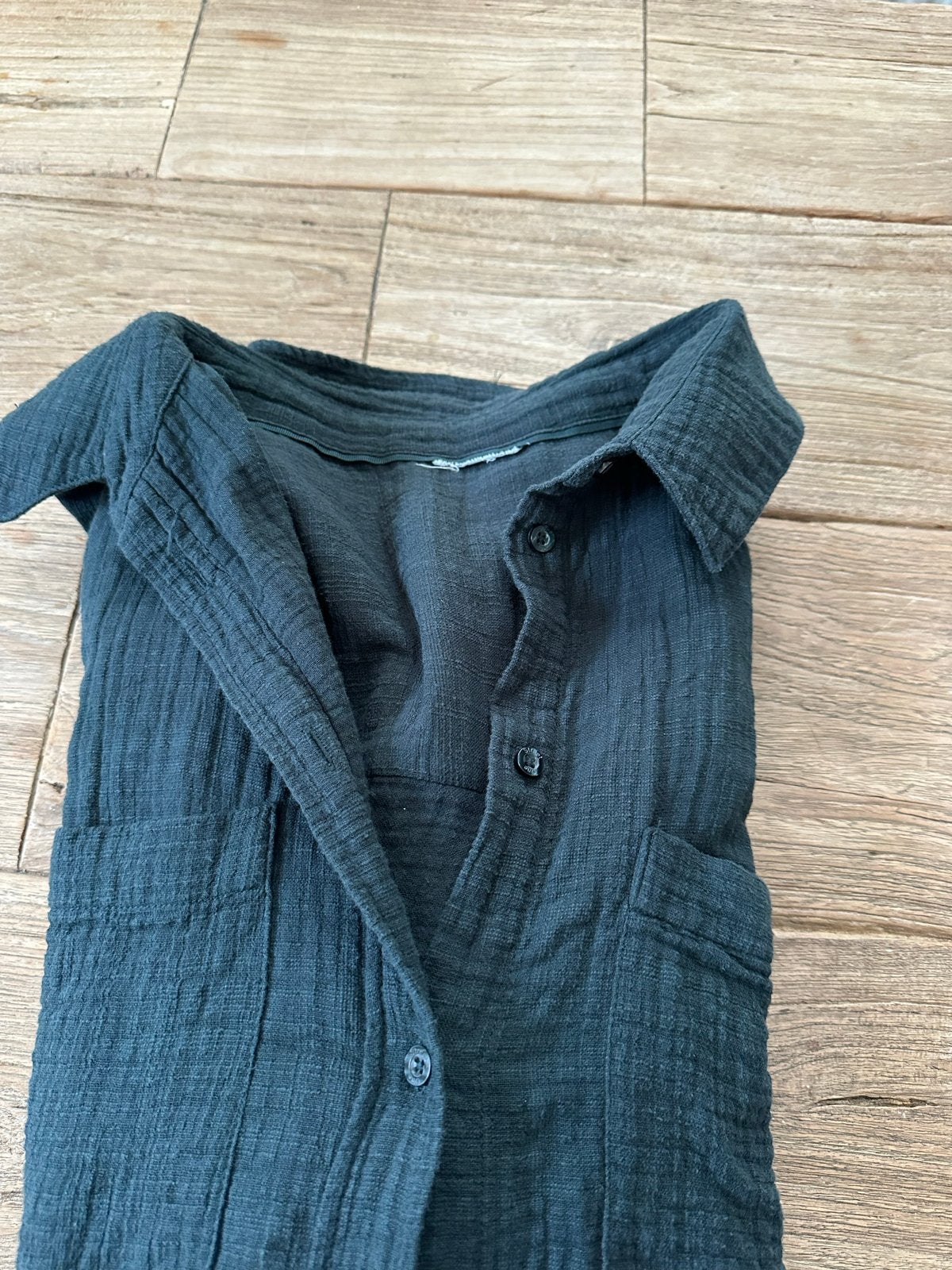 Petrol mousseline blouse Cecil/Street One XL zomer, Kleding | Dames, Blouses en Tunieken, Ophalen of Verzenden, Zo goed als nieuw