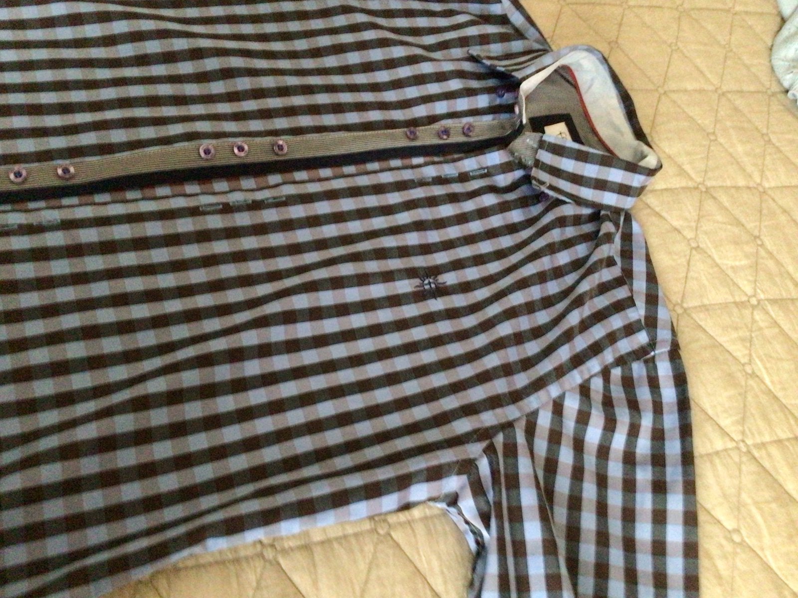Ferlucci overhemd XL, Ophalen of Verzenden, Zo goed als nieuw, Blauw, Halswijdte 43/44 (XL)