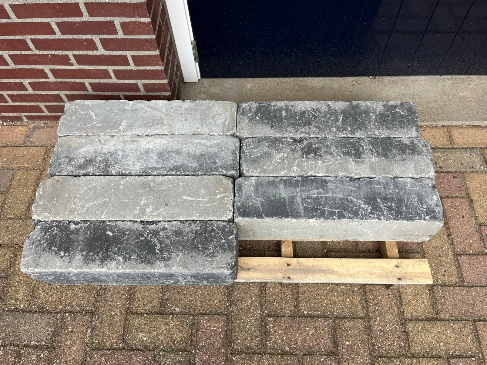 Excluton getrommelde betonblokken 15x15x60 cm, Tuin en Terras, Ophalen, Nieuw, Beton, Overige typen