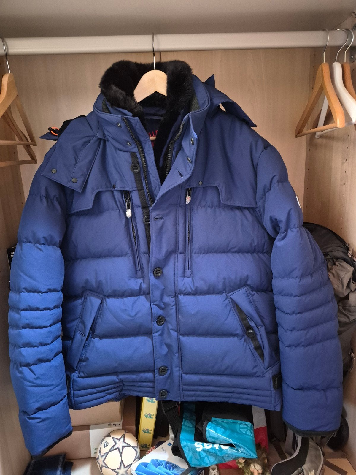 Wellensteyn Starstream Winterjas Heren - Blauw, Maat XXL, Ophalen, Blauw, Wellensteyn, Overige maten