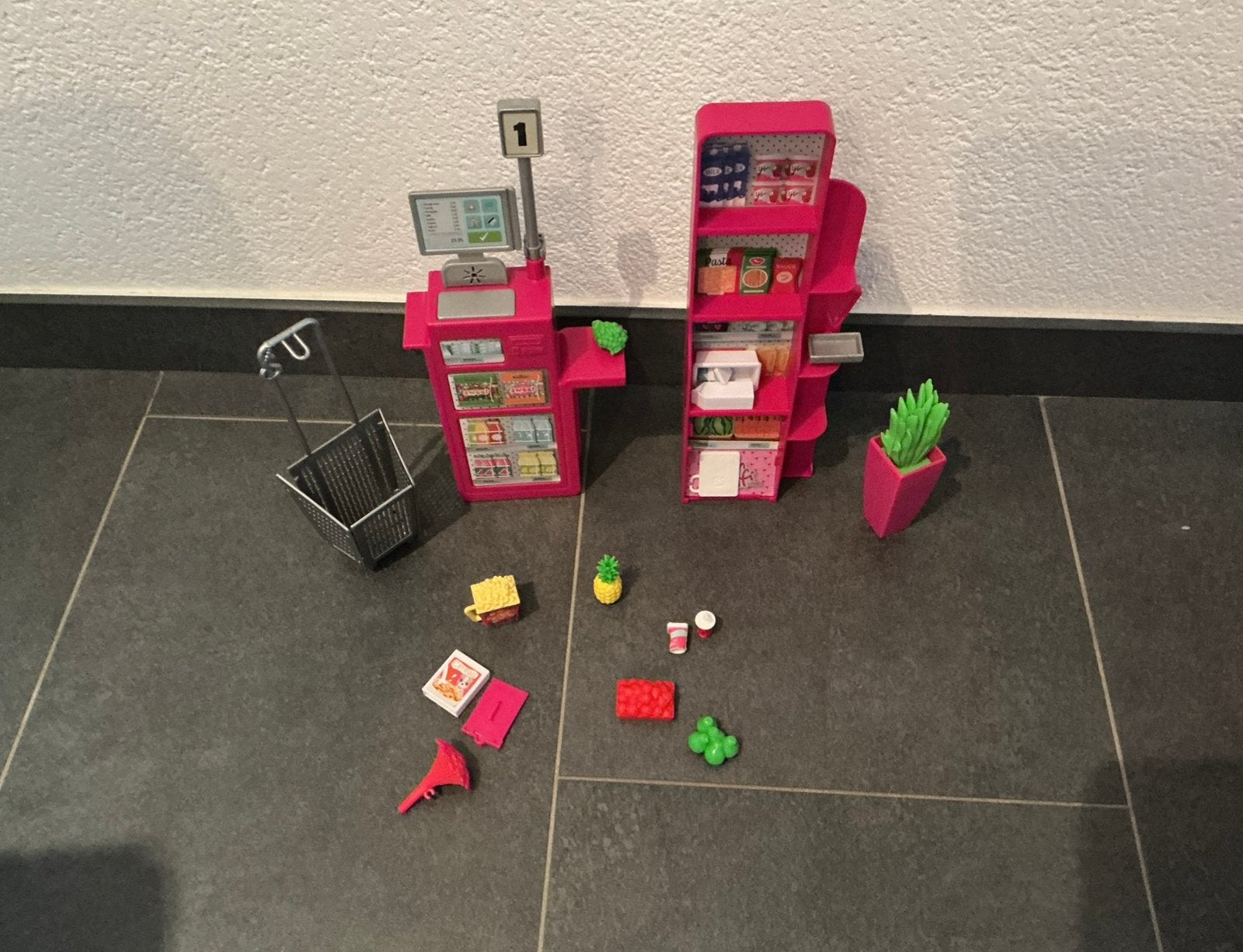 Speelset winkel voor bij Barbie, Ophalen of Verzenden, Zo goed als nieuw, Barbie