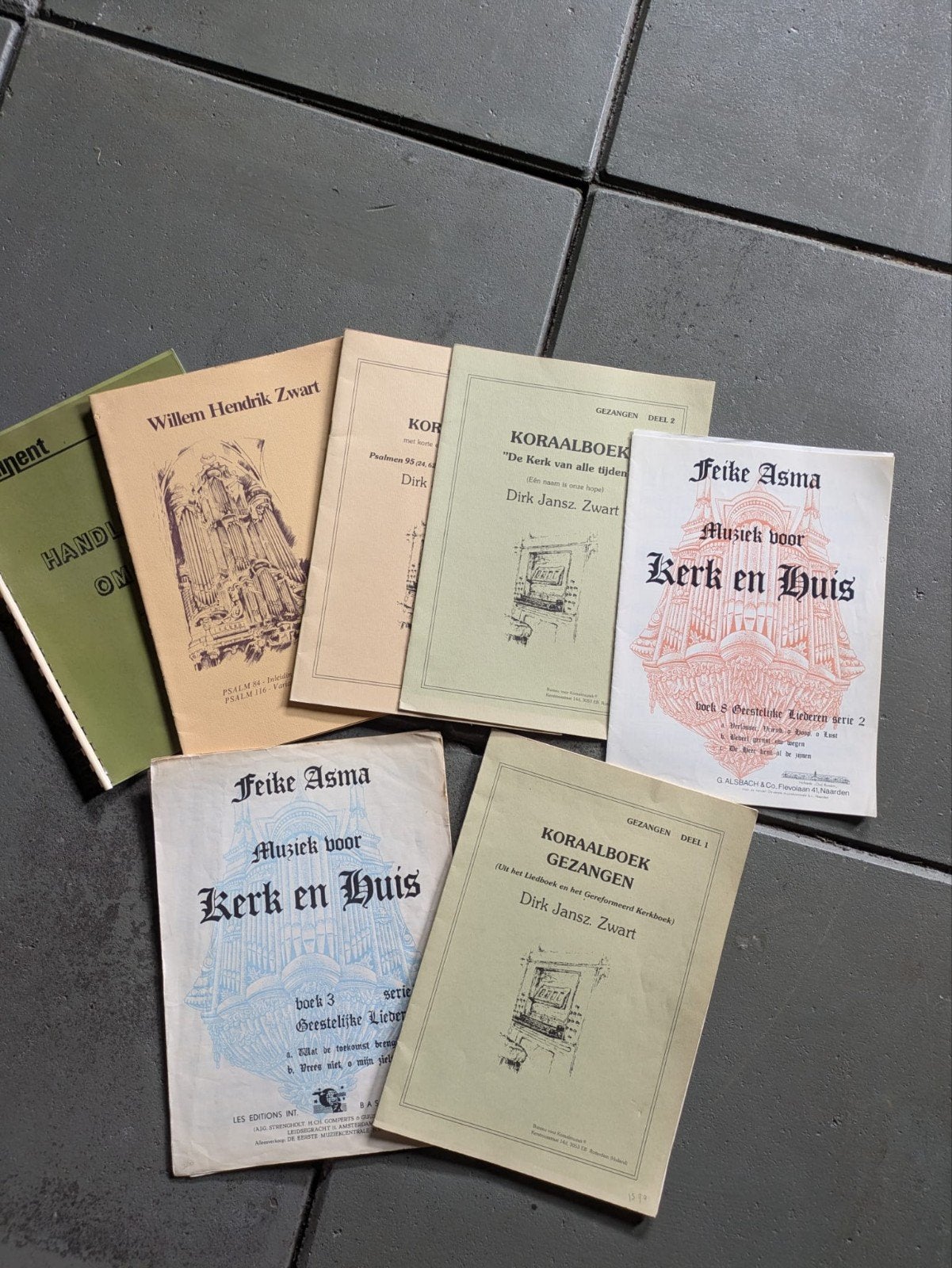 Verzameling orgel en koraal boeken van  Feike Asma, Ophalen of Verzenden, Artiest of Componist, Klassiek, Orgel