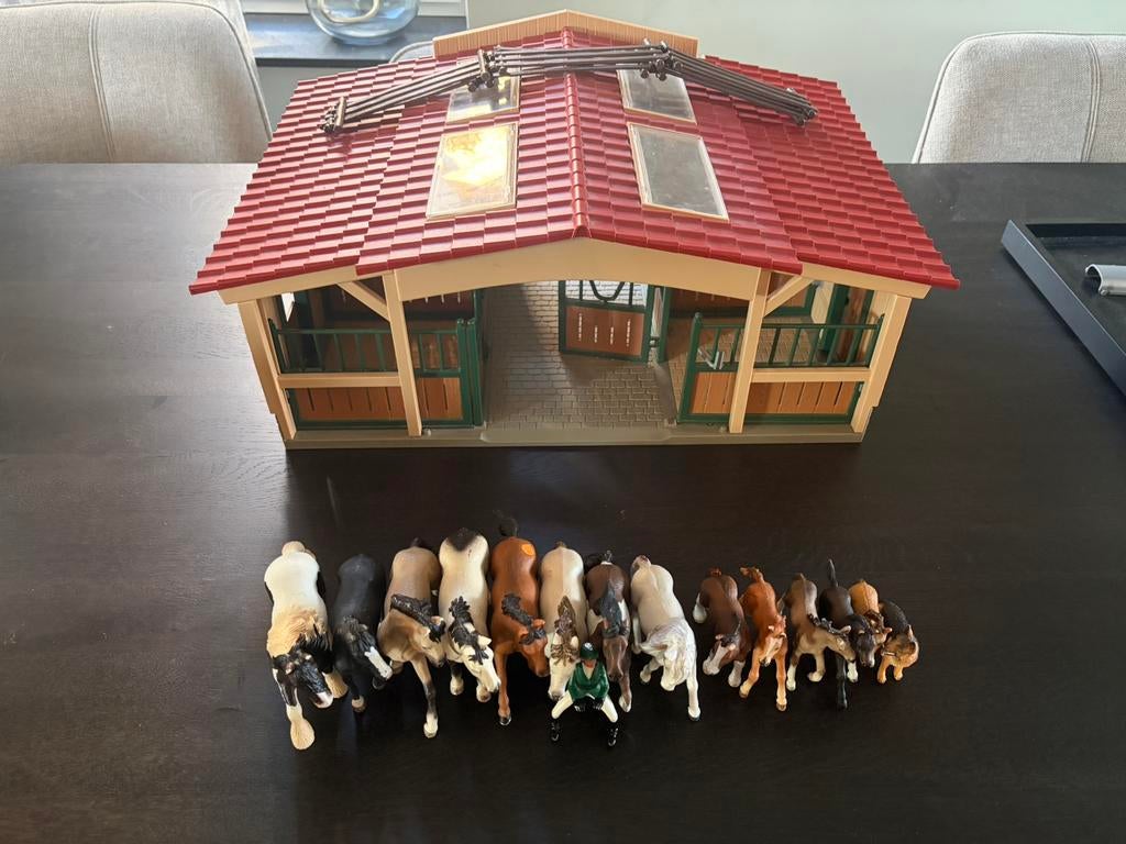 Schleich manege, Ophalen of Verzenden, Zo goed als nieuw