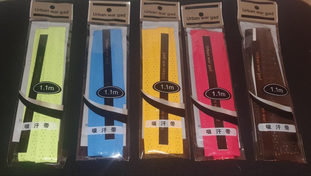 Nieuwe tennis grips, per stuk verpakt. Verschillende kleuren, Sport en Fitness, Ophalen of Verzenden, Nieuw, Grip of Snaar, Overige merken