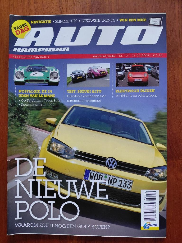 Autokampioen 12 2009 Volkswagen Polo, Suzuki Alto, Th!nk, Boeken, Ophalen of Verzenden, Nieuw, Volkswagen