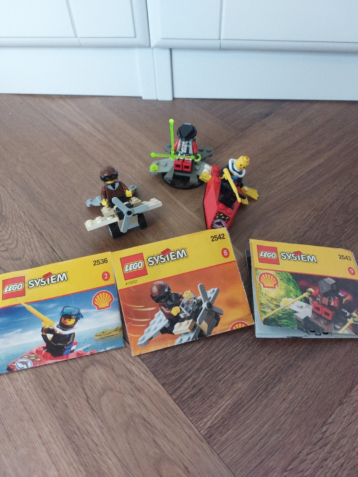 Vintage LEGO System Shell sets (2536, 2542, 2543), Ophalen, Gebruikt, Overige thema's, Inclusief instructies