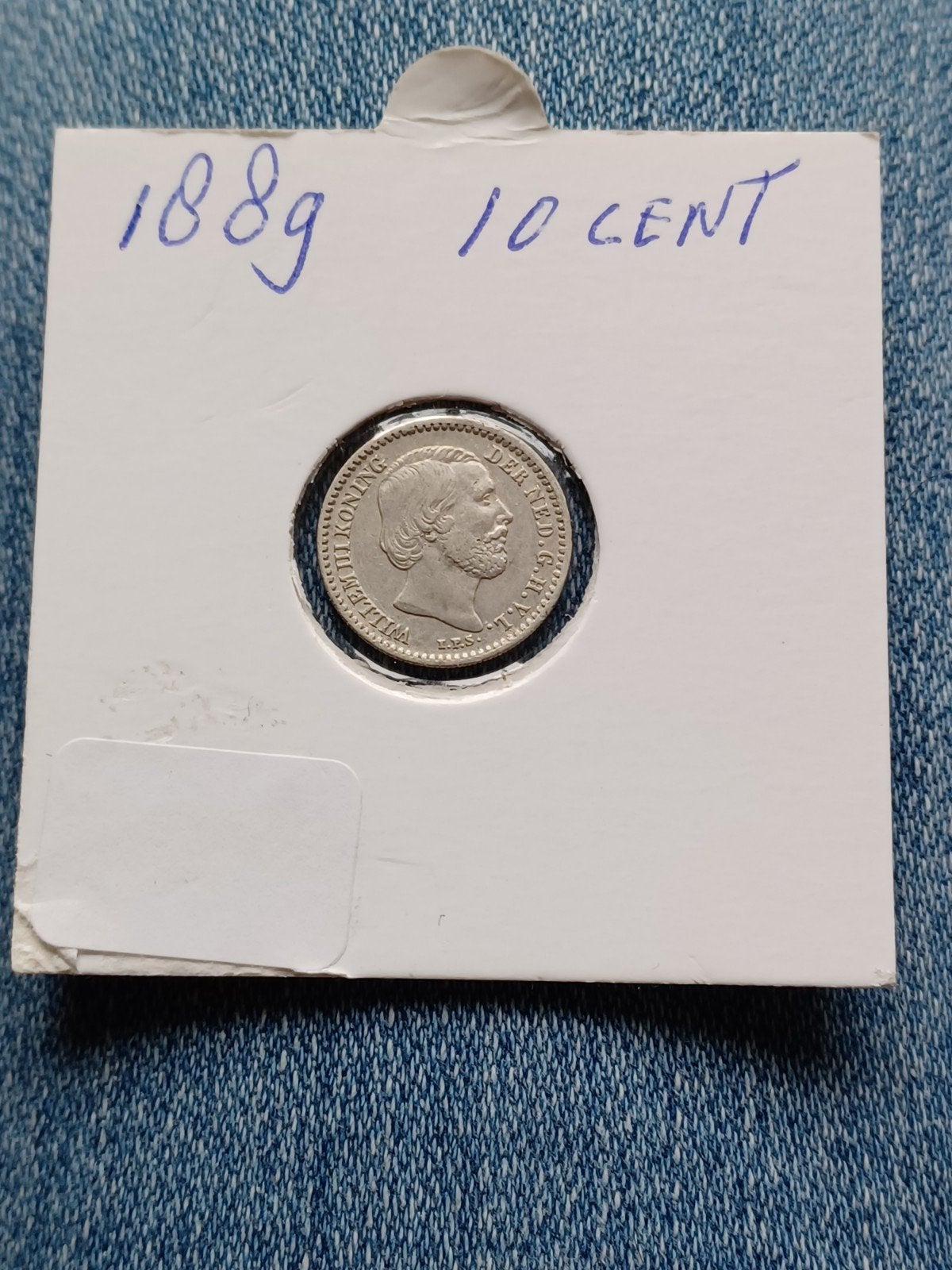 munt 1869 10 cent Nederland zilver, Ophalen of Verzenden, Koning Willem III, 10 cent, Zilver