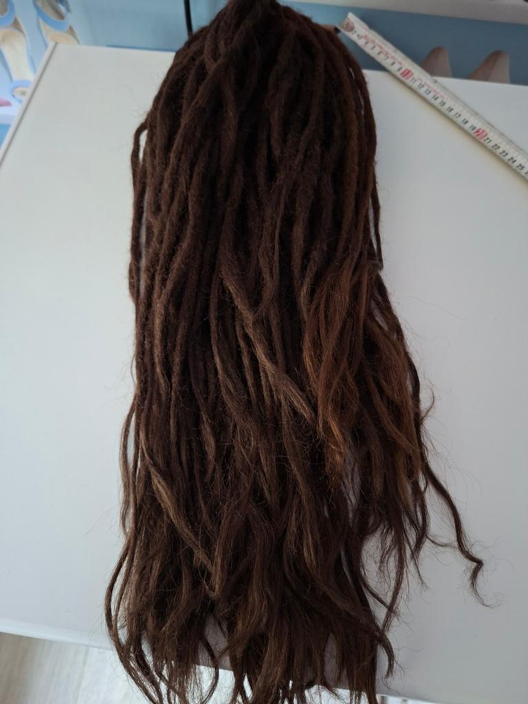 Synthetische dreads, Ophalen of Verzenden, Zo goed als nieuw, Pruik of Haarverlenging