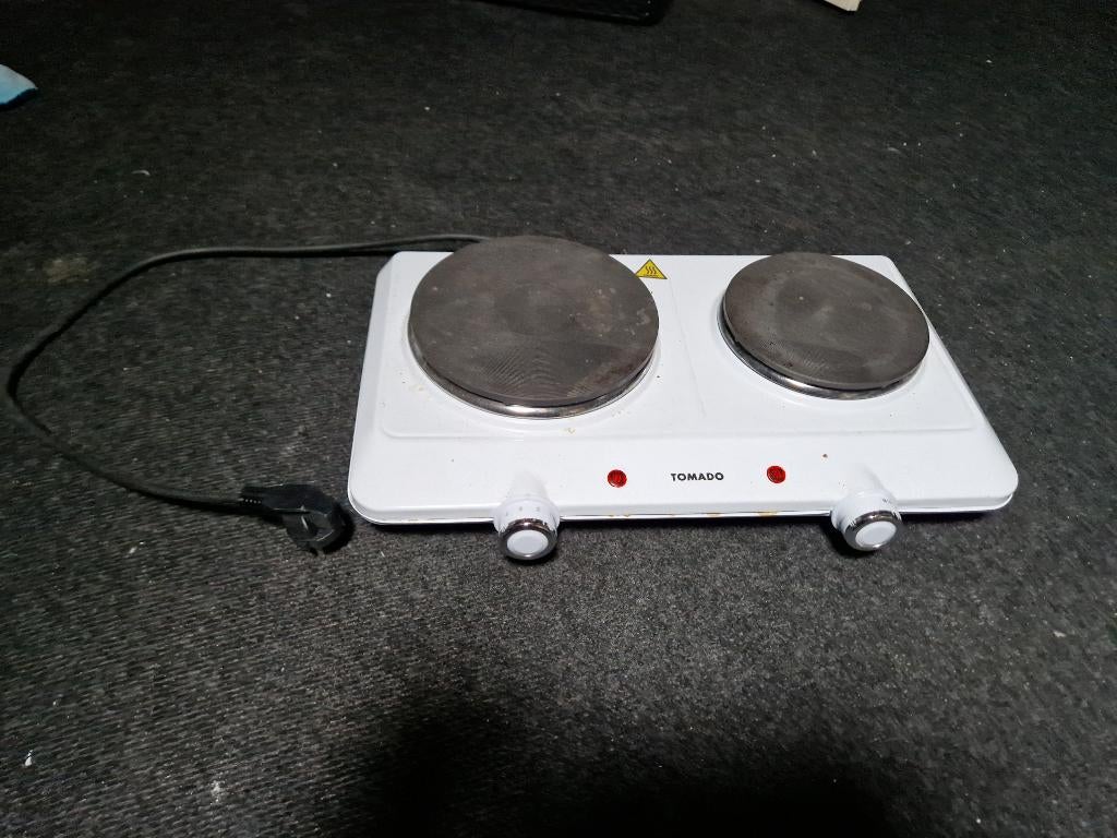 2 pits elektrisc camping kookplaat, Ophalen of Verzenden, Vrijstaand, Gas, 3 kookzones of minder