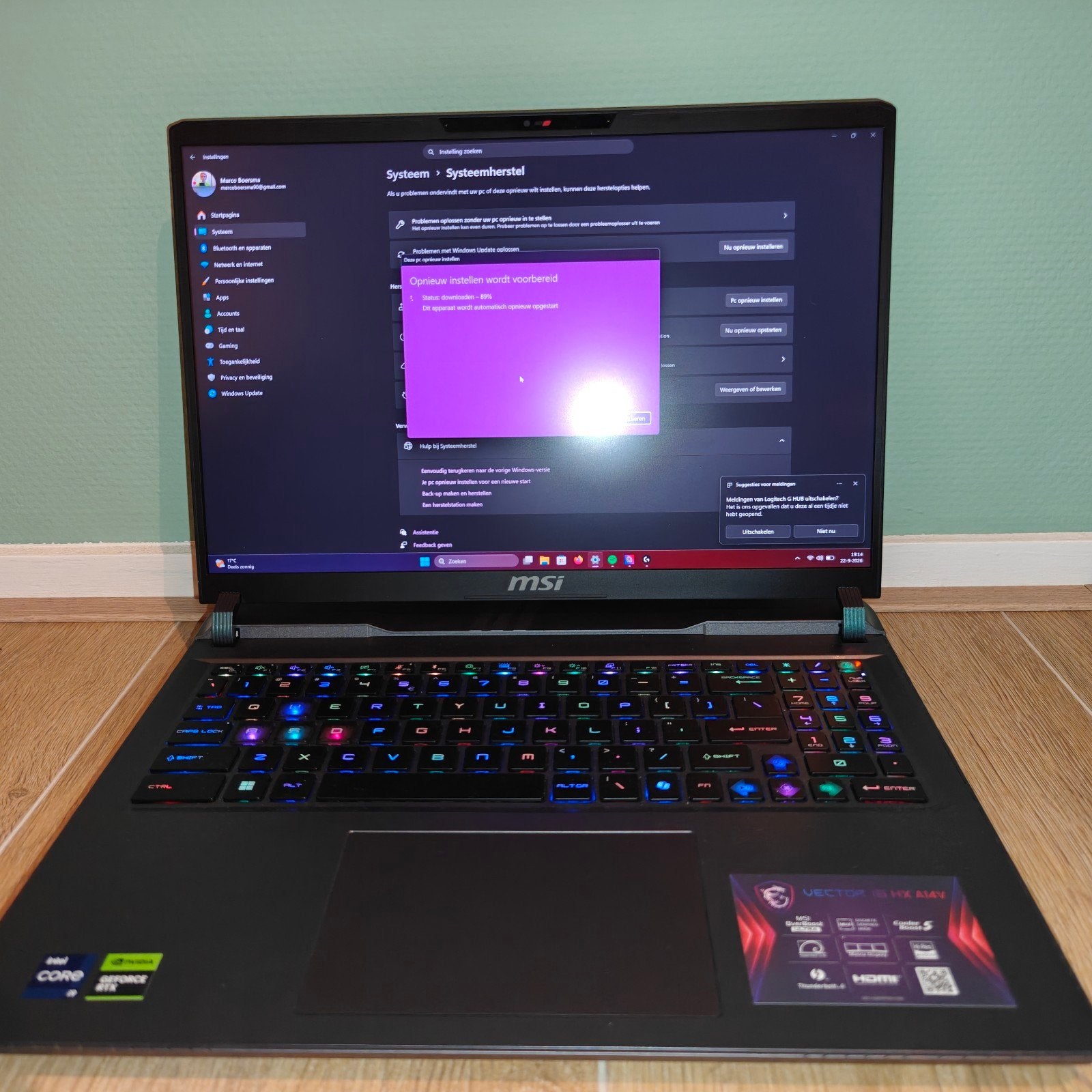 MSI Vector 16 HX A14V Gaming Laptop i9-14900HX RTX 4080