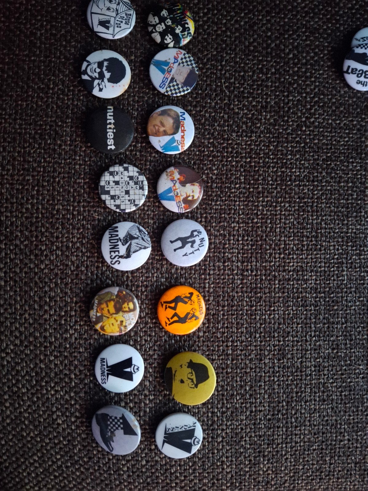 Madness ska band jaren 80 buttons 16 stuks, Ophalen of Verzenden, Overige onderwerpen
