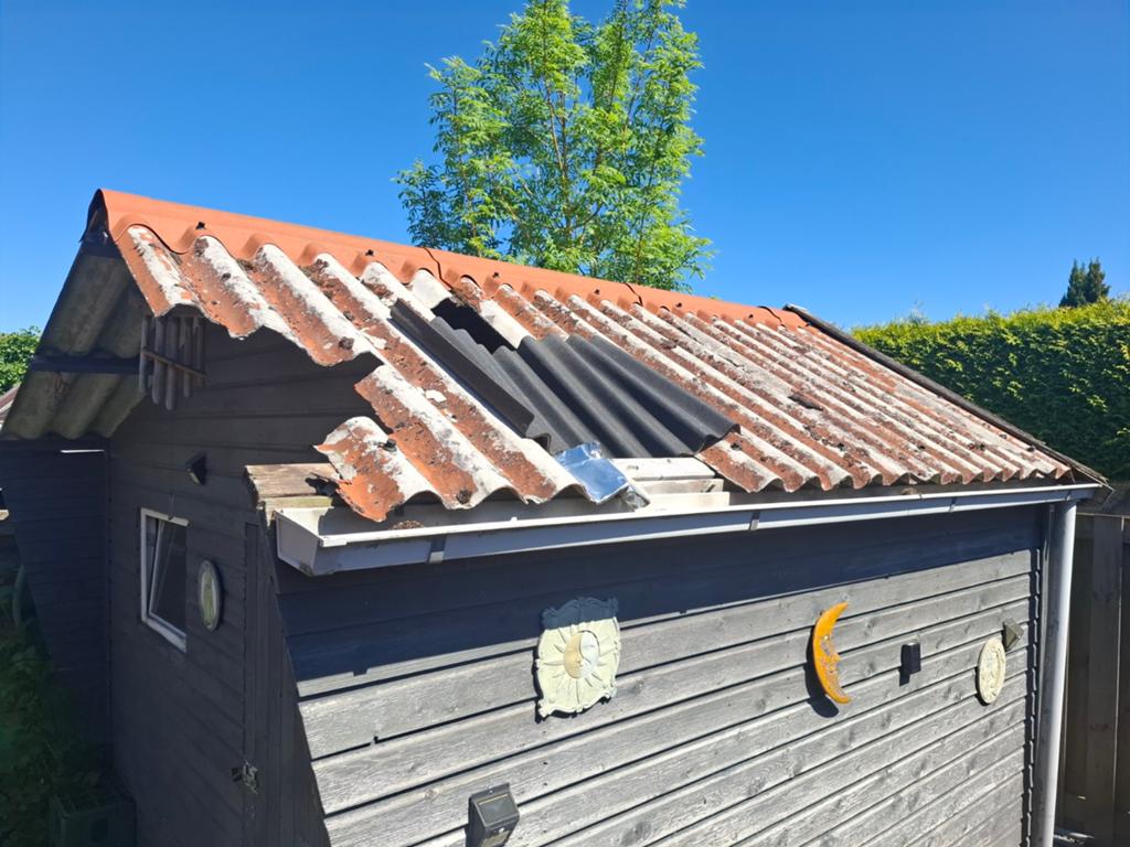 Dringend iemand nodig voor schuur afbreken, Ophalen of Verzenden, Gebruikt, Hout, Overige typen