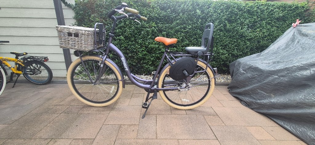 Spirit Moederfiets, 53 tot 56 cm, Dubbele standaard, Zo goed als nieuw, 1 zitje