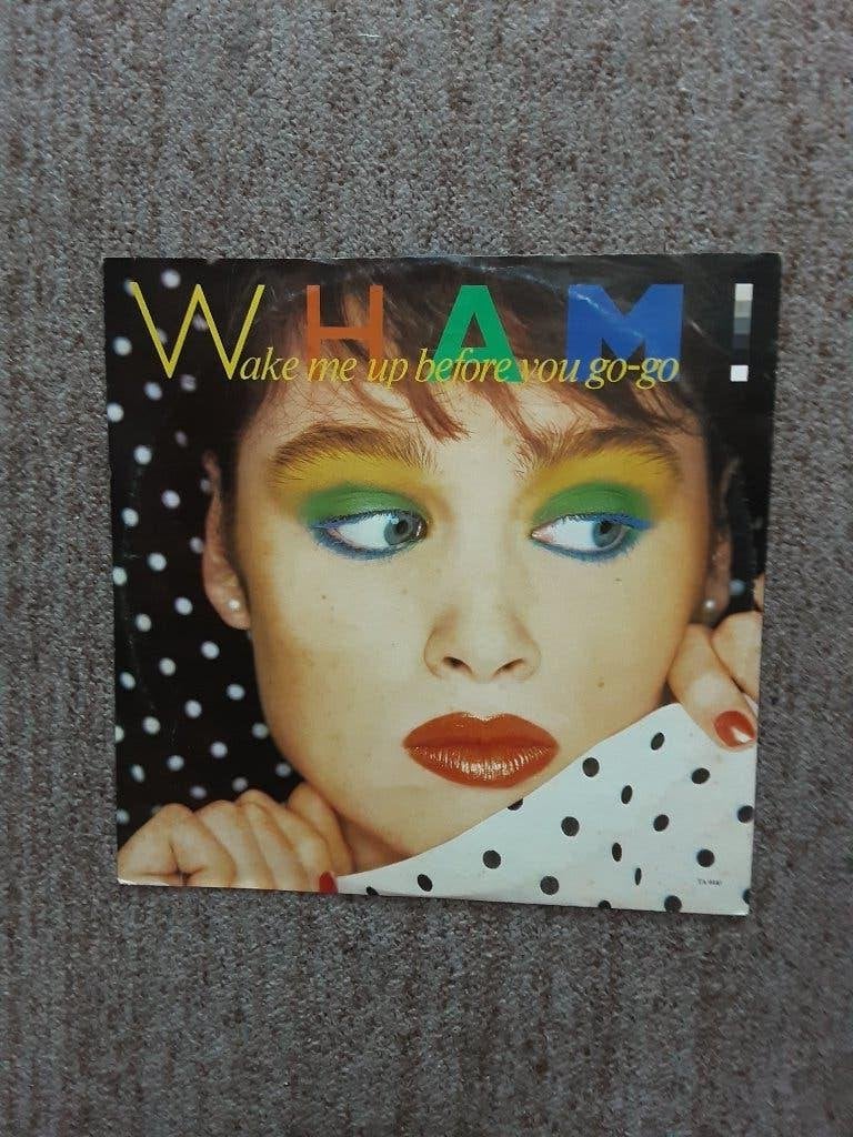 maxi single Wham! wake me up before you go-go, LP, Gebruikt, Pop, Ophalen of Verzenden