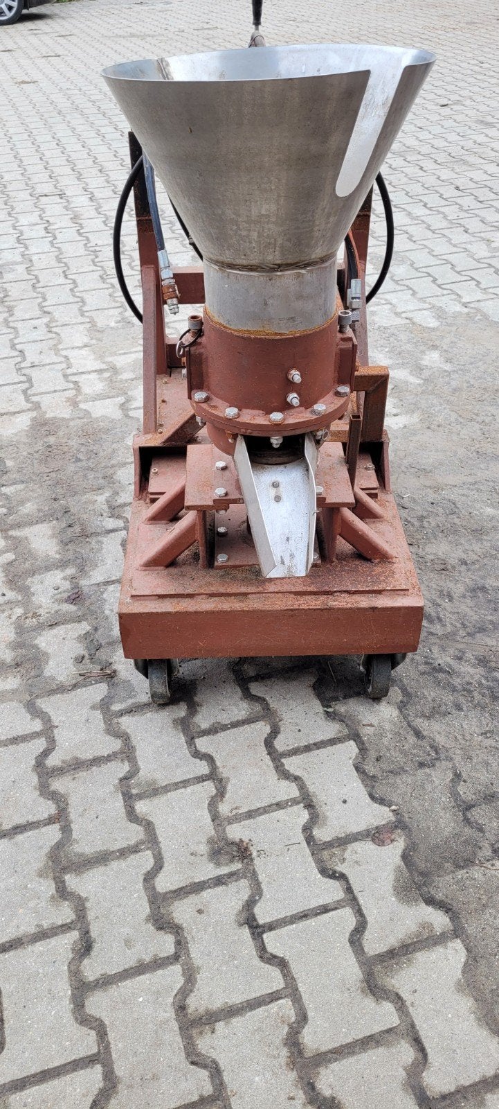 Hydraulische palletpers machine, Ophalen