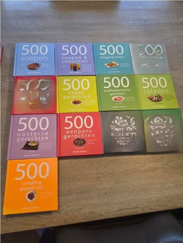 500 gerechten serie kookboeken (prijzen van €5  - €7,50), Ophalen of Verzenden, Nieuw, Tapas, Hapjes en Dim Sum, Gezond koken