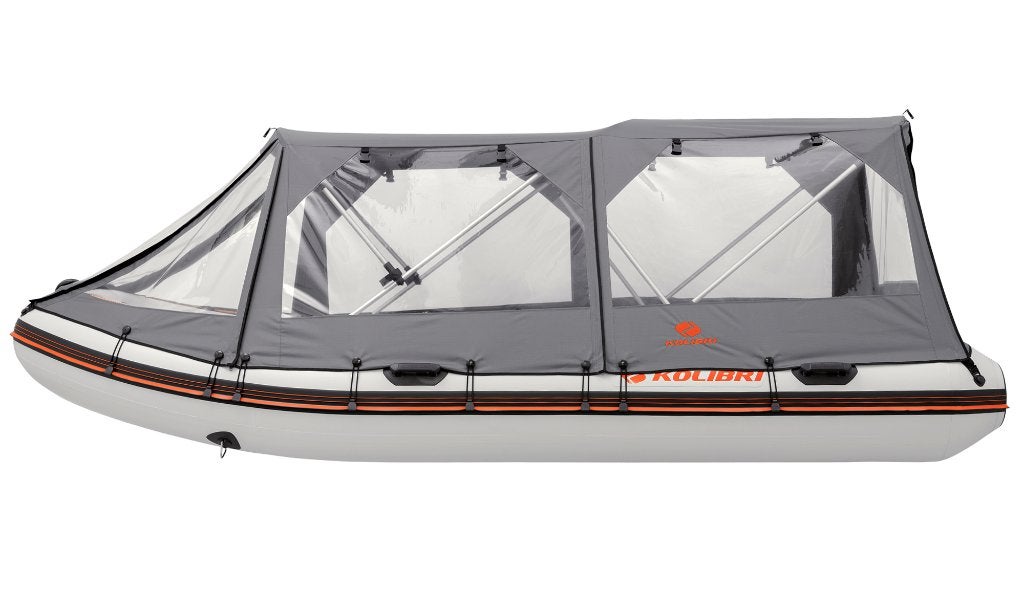 Kolibri KM-420 Sea Cat set incl. tent & Suzuki 6pk 4takt, Watersport en Boten, Ophalen, Peddels, 4 m, 6 pk